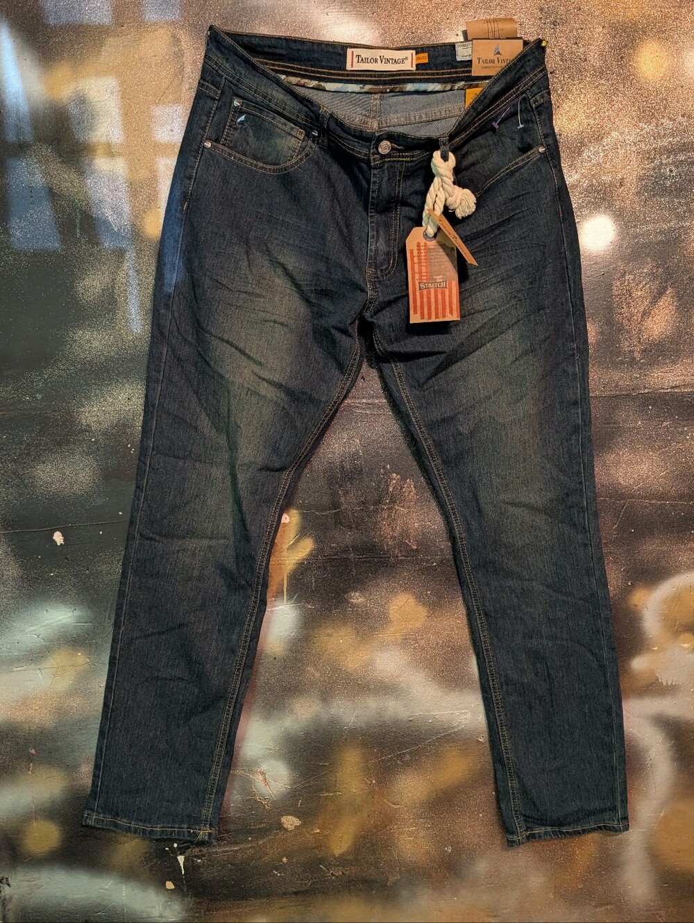 Tailor Vintage Dark Blue Skinny Men’s Jeans
